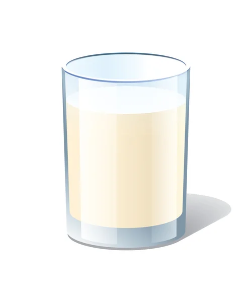 Молоко на склі — стокове фото