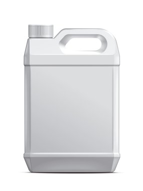 Beyaz plastik kapak illüstrasyon