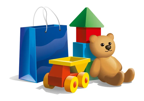 Buying toys abstract illustration — Stock Photo, Image