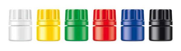 Set Botellas Médicas Color Mate — Foto de Stock