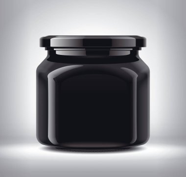 Arkaplanda Cam Kavanoz. 