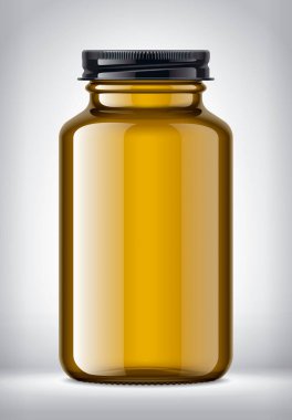 Arka planda cam şişe. Metal kapak.