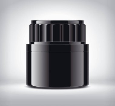 Arka planda plastik şişe var. Parlak versiyonu. 3d oluşturma