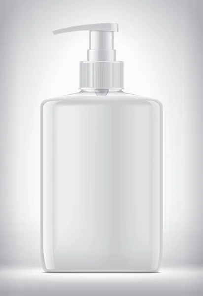 带不透明液体背景的滴水瓶 — 图库照片