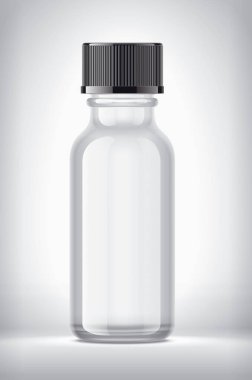 Arka planda ilaç şişesi var.. 