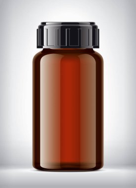 Arka planda ilaç şişesi var.. 