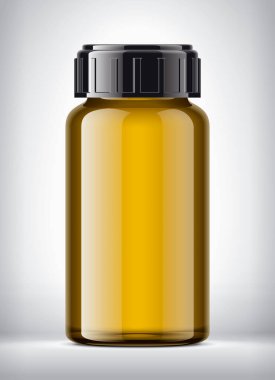 Arka planda ilaç şişesi var.. 