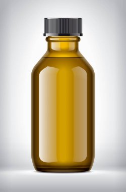 Arka planda ilaç şişesi var.. 