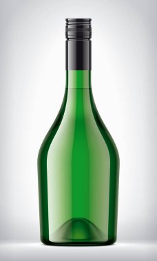 Arkaplanda Renkli Cam Şişe. 