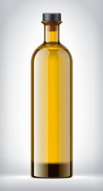 Arkaplanda Renkli Cam Şişe. 