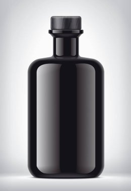 Arkaplanda Saydam Olmayan Şişe. 