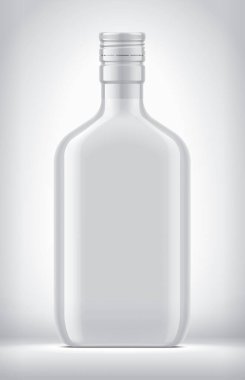 Arkaplanda Saydam Olmayan Şişe. 