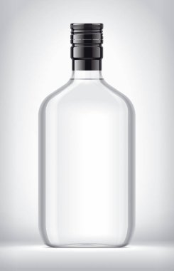 Arkaplanda Cam Şişe. 