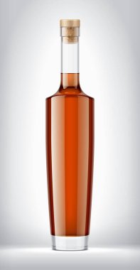 Arkaplanda Cam Şişe. 