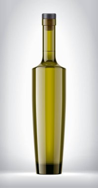 Arkaplanda Renkli Cam Şişe. 