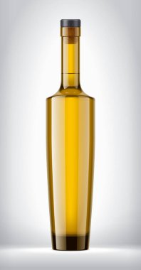 Arkaplanda Renkli Cam Şişe. 