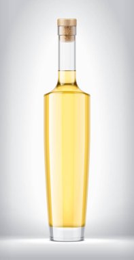 Arkaplanda Cam Şişe. 