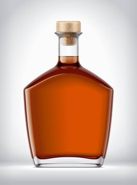 Arkaplanda Cam Şişe. 