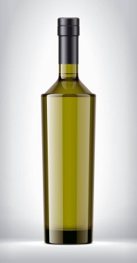 Arka planda renkli cam şişe. Folyo sürümü