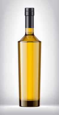 Arka planda renkli cam şişe. Folyo sürümü