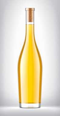 Arka planda cam şişe. Tıpa sürümü. 