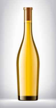 Arka planda renkli cam şişe. Tıpa sürümü. 