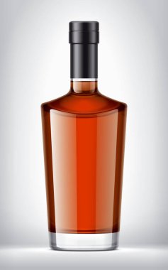 Arka planda cam şişe. Folyo sürümü. 