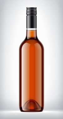 Arkaplanda Cam Şişe. 