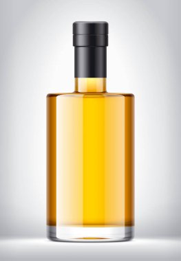 Arka planda cam şişe. Folyo sürümü. 