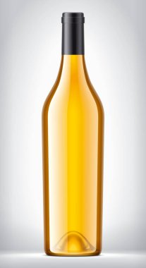 Arkaplanda Siyah Foil ile Renkli Cam Şişe. 