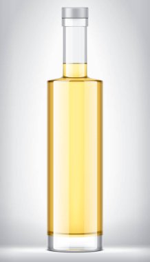 Arkaplanda Cam Şişe. 