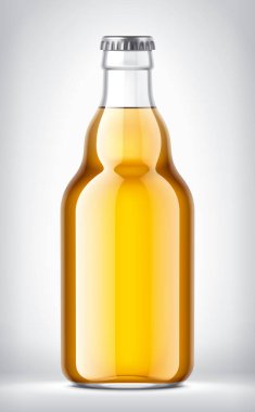 Arkaplanda Cam Şişe. 