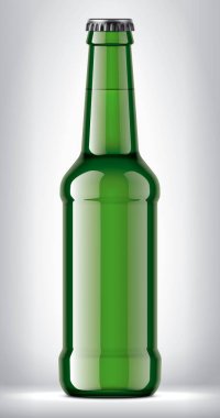 Arkaplanda Renkli Cam Şişe. 