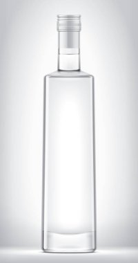 Arkaplanda Cam Şişe. 