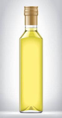 Arkaplanda Cam Şişe. 