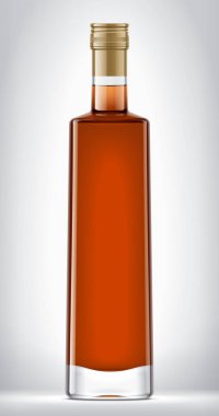 Arkaplanda Cam Şişe. 