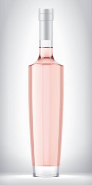 Foil ile Cam Şişe Arkaplanda