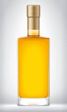 Foil ile Cam Şişe Arkaplanda