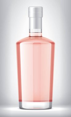 Foil ile Cam Şişe Arkaplanda