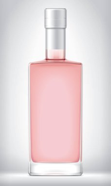 Foil ile Cam Şişe Arkaplanda