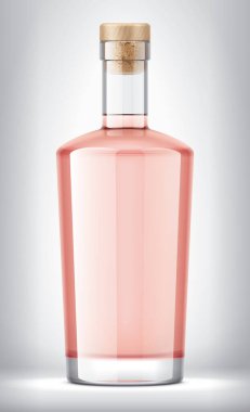 Mantarlı cam şişe