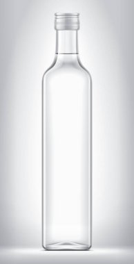 Arkaplanda Cam Şişe. 