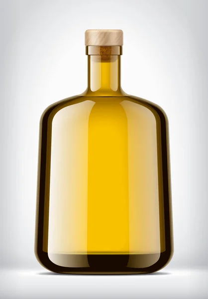 Colof Glasflasche Mit Kork Auf Hintergrund — Stockfoto