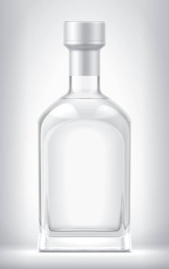 Foil ile Cam Şişe Arkaplanda