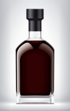 Foil ile Cam Şişe Arkaplanda