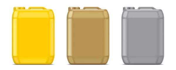 Set Color Jerry Cans — Stock Photo, Image