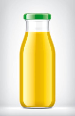 Arkaplanda Cam Şişe. 