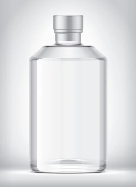 Glazen Fles Achtergrond Met Folie — Stockfoto