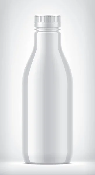 Bottiglia Plastica Non Trasparente Sfondo — Foto Stock