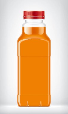 Arkaplanda plastik şişe.